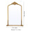 Living And Home Gold Arched Decorative Vanity Mirror with Carved Frame 7