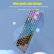 Mechanische Gaming Tastatur USB 87 Tasten
