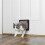 Controllable Cat Flap Door – Two-Way Entry for Pets (Brown) 4