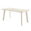 (Travertine) Dining Table, Wooden Rectangular Kitchen Table with Sturdy Metal Legs 2