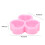 Silikonform Rosa Herz Rose 3 Motive Backen 3