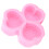 Silikonform Rosa Herz Rose 3 Motive Backen 8
