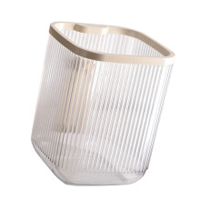 Tisch Abfalleimer Mini Büro Kunststoff Cremeweiß