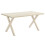 (Travertine) Dining Table, Wooden Rectangular Kitchen Table with Sturdy Metal Legs 2