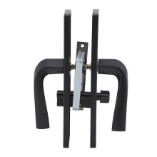 Zimmertür Schloss Set Aluminium Schwarz B28