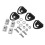 4er Set T-Nutmuttern 3/8"-16 mit Zurrankern 3000 10