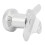 Lenkrad Spinner Aluminium chrom 2