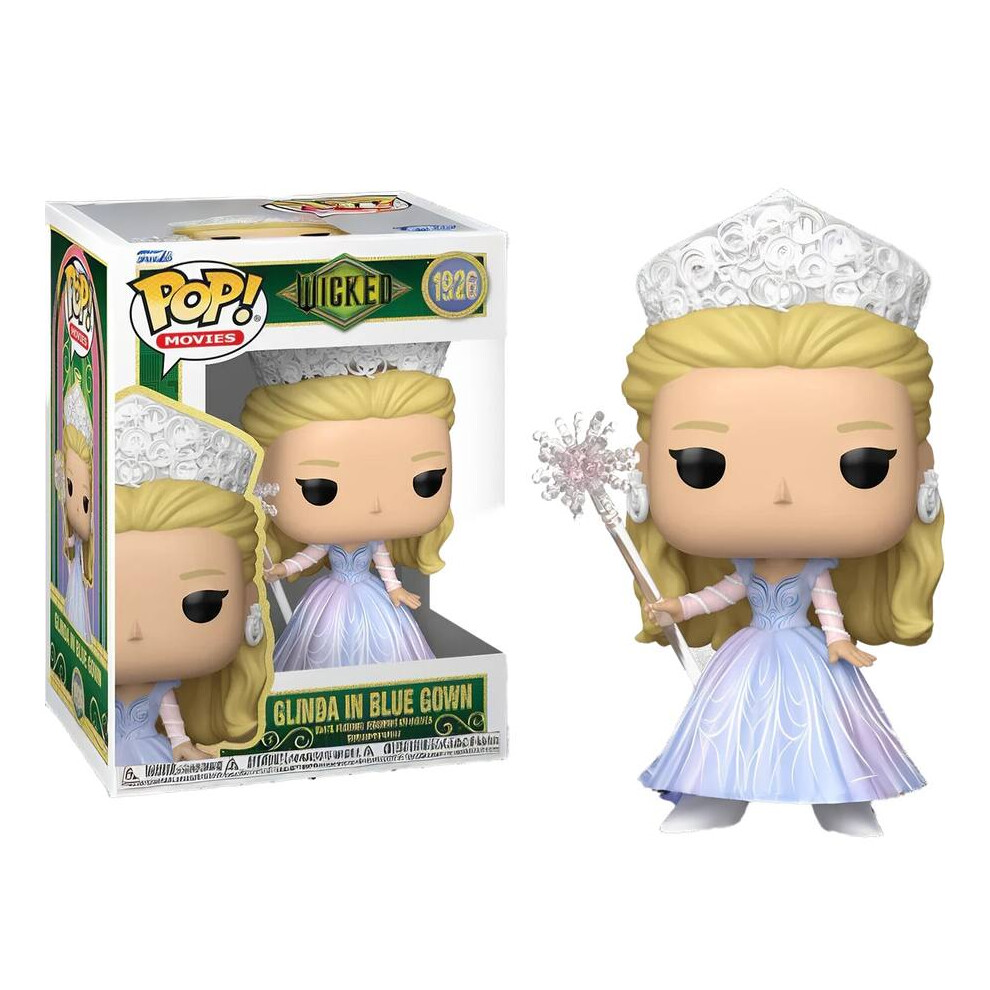 POP Funko Movies: Wicked for Good - Glinda in Blue Gown | Official Fantasy Merch - Collectable Vinyl Figurine for Shelf Display - Birthday Gift Idea for Fans and Collectors - Image 9