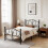Comfy Living (3ft Single, Black) Willow Metal Bed Frame 2