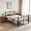 Comfy Living (3ft Single, Black) Willow Metal Bed Frame 3