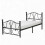 Comfy Living (3ft Single, Black) Willow Metal Bed Frame 8