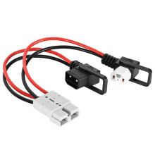 50A Connector 1 Naar 2 Parallelle Stekkerset, Mannelijke/Vrouwelijke 2+6 Aansluiting Splitter voor Strijktoren, Lithium Batterijpakketverlenging