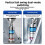 6PCS Universal Swivel Socket Set Quick Change Flex Joint Wobble Socket Adapter Multi Function Auto Repair Hardware Tools 4