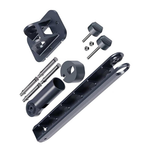 For Starlink V5 Wall Mount Bracket Rotatable Heavy Duty Outdoor Eave Mount Dual Rotation Mount 1