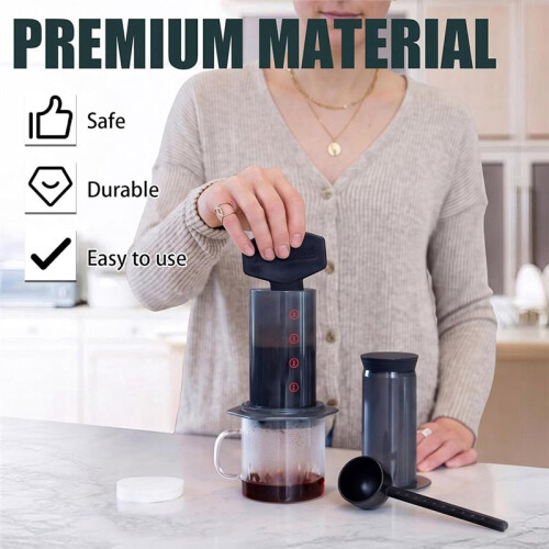 Coffee Filter Cap Replacement for  Coffee and Espresso Maker Plastic Retains Natural Oils for Richer Taste 1
