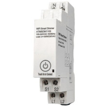 Tuya WiFi Dimmer 2.4GHz AC 100-240V App Real Monitor Din Rail WiFi Dimmer