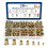 230Pcs Metric Blind Rivet Nuts Kit, M3-M12 Zinc-Plated Flat- Threaded Insert Rivnuts Assortment Set 1