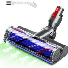 Upgrade Anti- Vacuum Cleaner Replacement Parts Compatible with V8 V11 V15 V10 V7, LED Light Brush