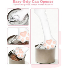1set Pet Canned Food Lid Set (Includes Metal Spoon & Cat Treat Squeezer) - Suitable for Cat& Dog, Airtight & Leak-Proof