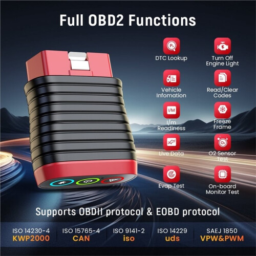 For Thinkcar BD6 OBD2 Scanner Full System Diagnostic Tool 5 Reset Wireless Car Code Reader Portable Repair Tooll