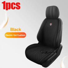 (1pcs black) EAFC Universal 12V DC Car Seat Heater Electric Heated Car Heating Cushion Winter Seat Warmer Cover Anti-slip Protective Cushion