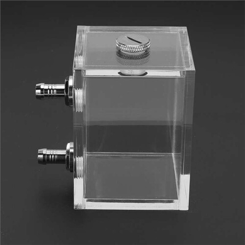 Serbatoio di Raffreddamento Ad Acqua Trasparente da 200 Ml per Computer, Compatibile con Sistemi di Raffreddamento A Liquido per PC.