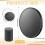 15 PCS Black Blank ChallengeCoins 40mm Diameter 3mm Thick Plated Iron Engravable Blanks Double Sided for DIY 7