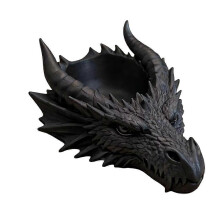 Gothic Dragon Head Tray, Key Storage and Decorative for Collectors, Entryway, Living Room, Bedroom