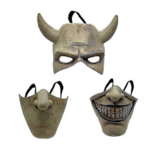 Máscara assustadora de látex de Halloween para homens realista horror cosplay respirável confortável