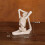 Skull Candle Holder Set Resin Skeleton Gothic Candlestick Halloween Decor 2