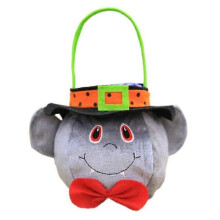 Sacs de bonbons à la citrouille réutilisables pour Halloween, fourre-tout avec poignée, sacs de friandises pour collations, cadeaux de fête