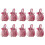 10pcs Drawstring Candy Pouches Canvas with Bow Design Wedding Party Favors 1