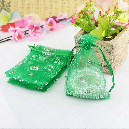 Organza Drawstring Candy Bags Assorted Colors 100 Pcs 9x12x0.2cm for Candy Storage 2