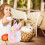Non-woven Easter Candy Pouch Bag with Bunny Pattern, Pink, 21x10.5x7cm 5