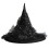 Witch Hat Black Cloth Halloween Costume Accessory for Party Decorations Foldable Lightweight 1