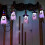 Halloween LED String Lights Ghost Design Battery Powered Waterproof 5 Pendants Polyester 2 Modes 2