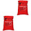 Christmas Candy Party Bag Canvas 2-Pack Red 70x50x0.5cm Patterned 3