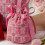 10pcs Drawstring Candy Pouches Canvas with Bow Design Wedding Party Favors 2