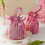 10pcs Drawstring Candy Pouches Canvas with Bow Design Wedding Party Favors 3