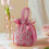 10pcs Drawstring Candy Pouches Canvas with Bow Design Wedding Party Favors 5