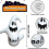 Halloween Inflatable Ghost 1.2M PVC Remote Control 16 Color Changing Lights 2