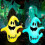 Halloween Inflatable Ghost 1.2M PVC Remote Control 16 Color Changing Lights 4