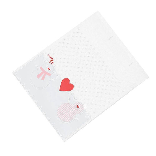 Plastic Self-Adhesive Candy Bags 100Pcs with Snowman Pattern for Christmas Party