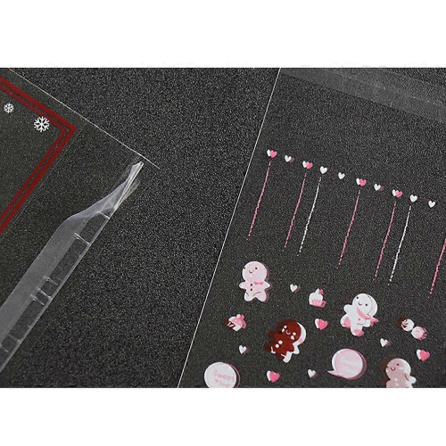 Plastic Self-Adhesive Candy Bags 100Pcs with Snowman Pattern for Christmas Party 2