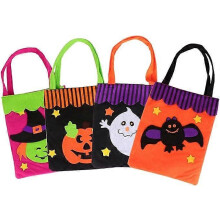 Seau à friandises ou bonbons pour Halloween, panier à bonbons à la citrouille de grande capacité pour enfants