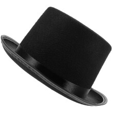 Cosplay Hat for Adults Kids, Black Cloth Reusable Halloween Accessory