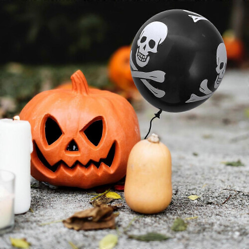 Balões de látex de Halloween para decoração de festa 100 unidades de cores sortidas de 12 polegadas 2