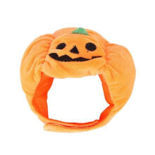 Sombrero para mascotas de Halloween, disfraz con forma de calabaza para perros, gatos, ligero y transpirable
