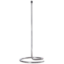 Wine Decanter Drying Stand with Silicone Holder, Round Iron Wire Base, 36.5cm H, 16.3cm D