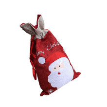 Pochette à bonbons de noël, sac à bonbons en tissu de dessin animé 41x24x0.2cm pour bonbons, biscuits, friandises